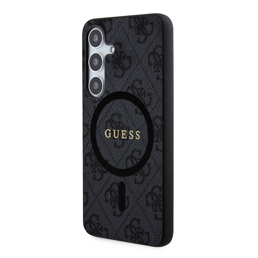 Guess Galaxy S24 Plus Orjinal Lisanslı M-safe Şarj Özellikli PU Halkalı 4G Desenli Yazı Logolu Kılıf Guess Galaxy S24 Plus Orjinal Lisanslı M-safe Şarj Özellikli PU Halkalı 4G Desenli Yazı Logolu Kılıf